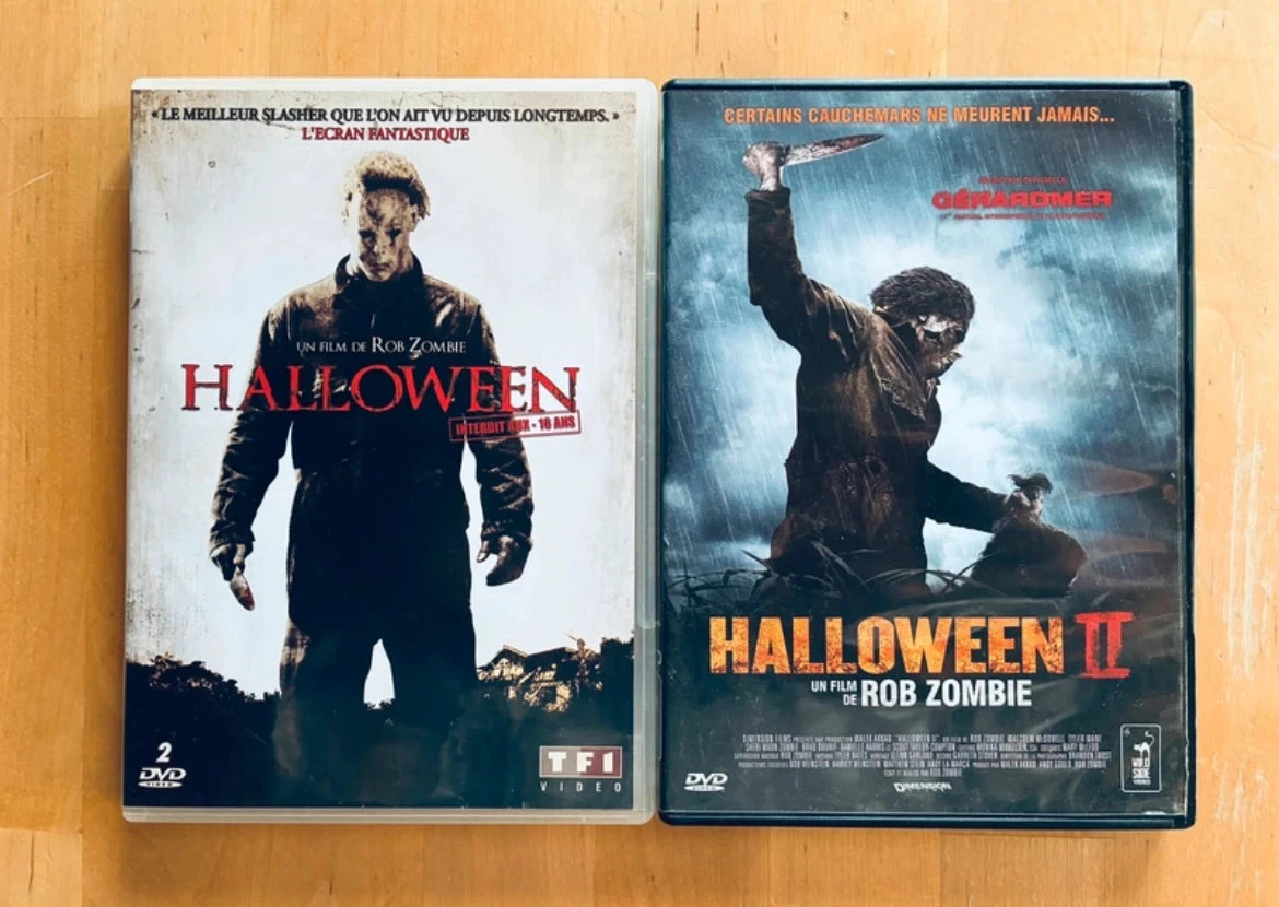 Lot 2 DVD Halloween 1 et 2 de Rob Zombie.
